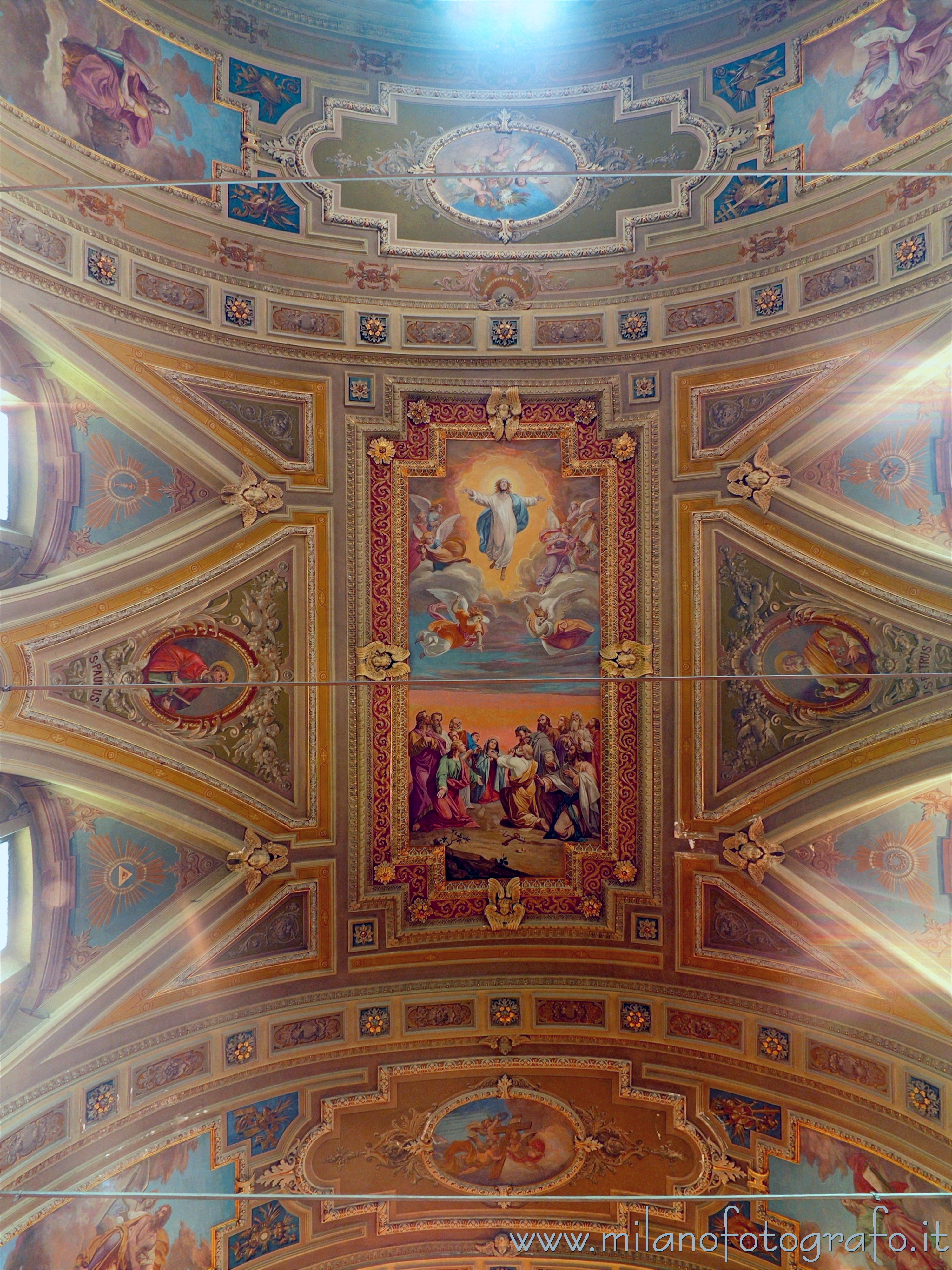 Oggiono (Lecco, Italy): Vault of the nave of the Church of Sant'Eufemia - Oggiono (Lecco, Italy)