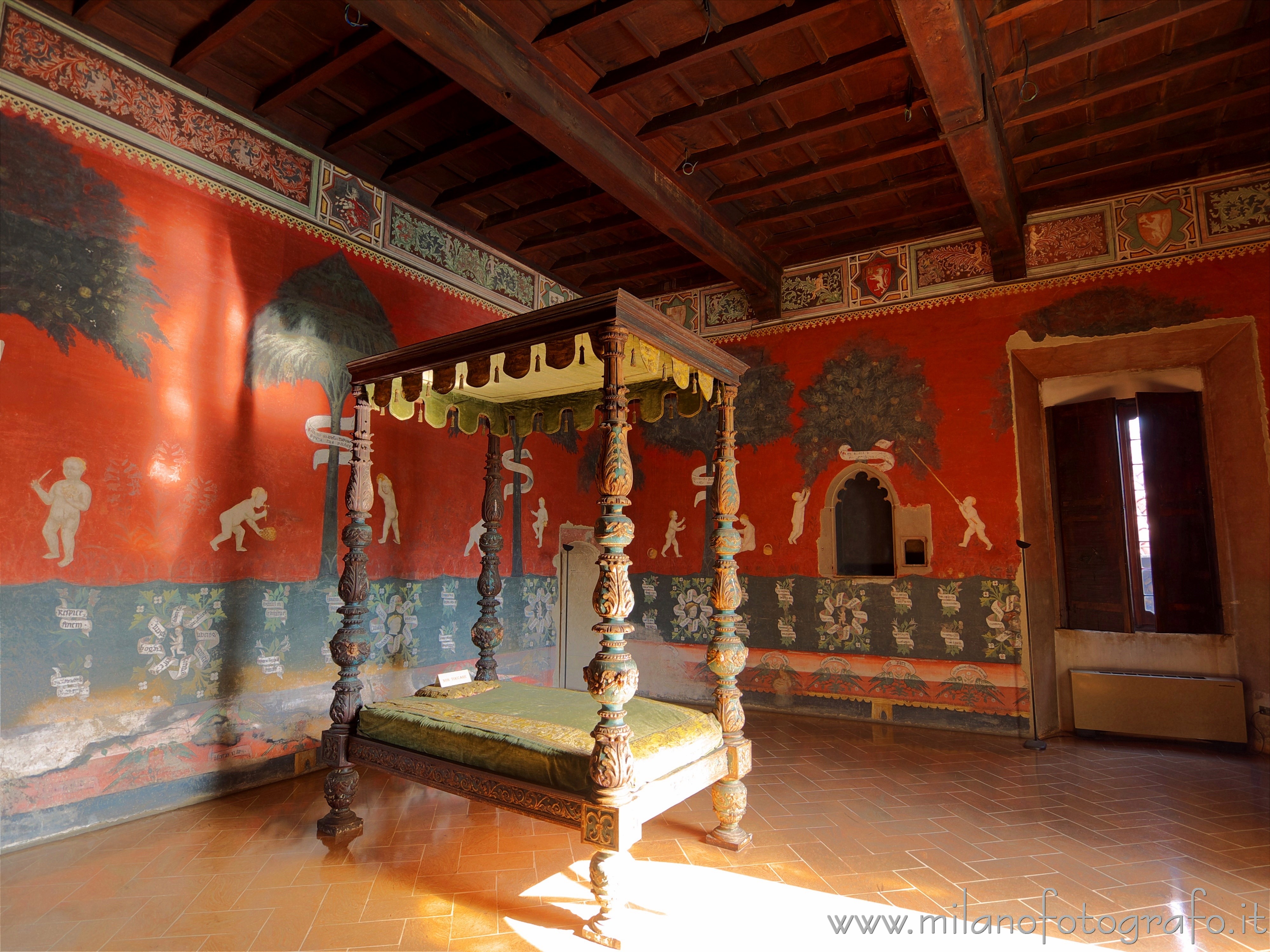 Castiglione Olona (Varese, Italy): Room of the Cardinal in Branda Palace - Castiglione Olona (Varese, Italy)