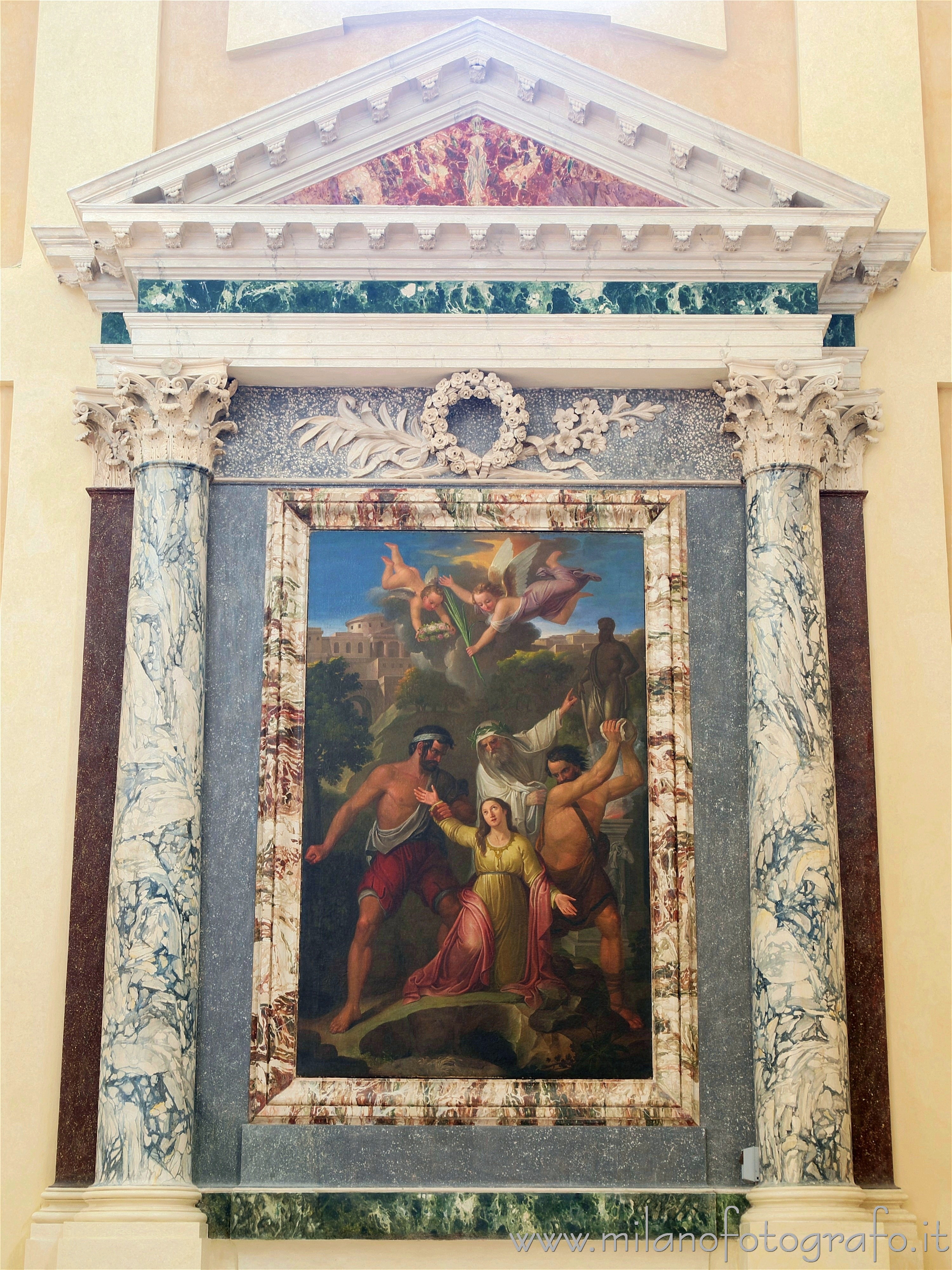 Recanati (Macerata, Italy): Martyrdom of Saint Paolina in the Concathedral of San Flaviano - Recanati (Macerata, Italy)