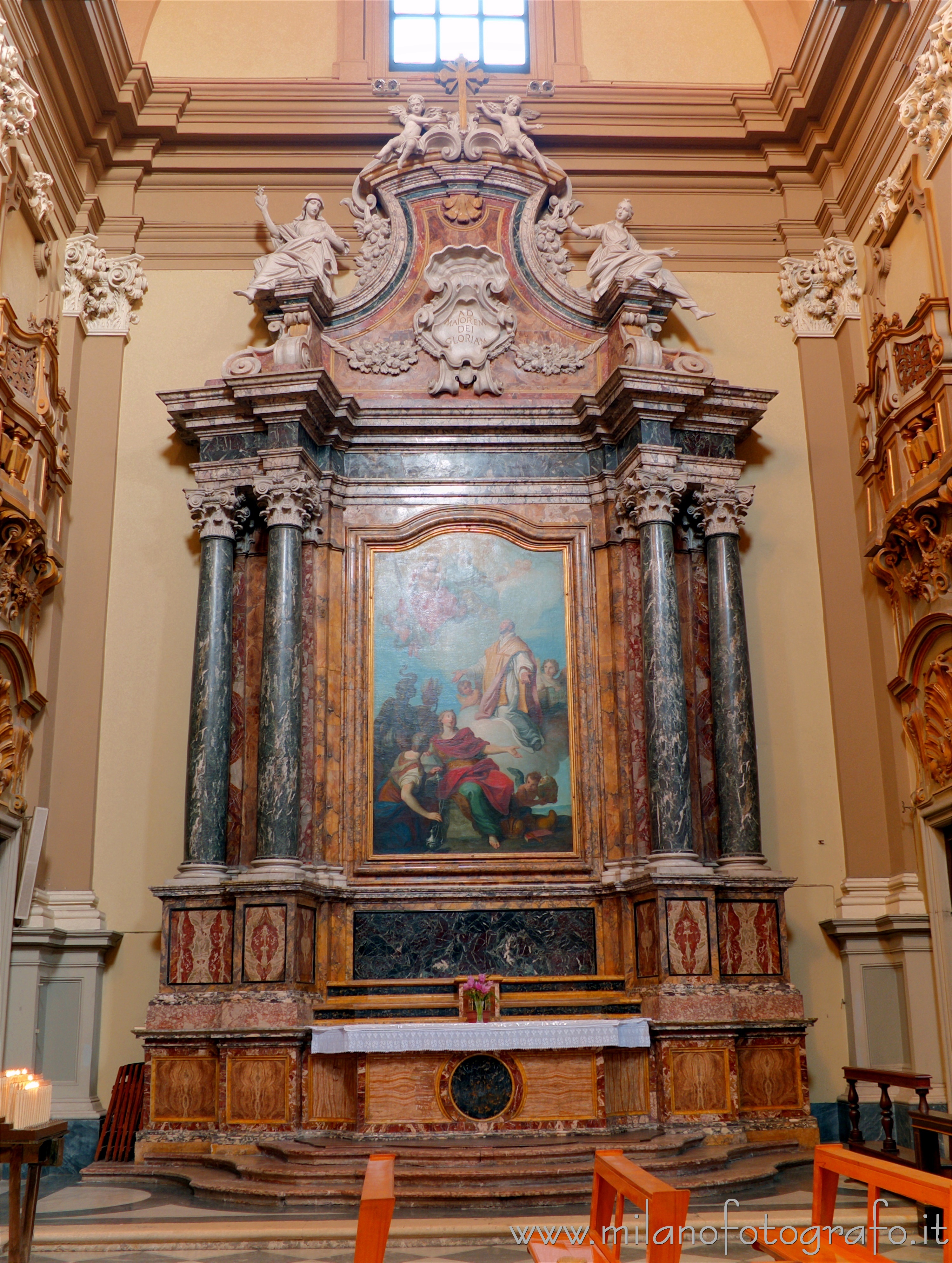 Rimini (Italy): Chapel of St. Francis Borgia in the Church of San Francesco Saverio, alias Church of the Suffrage - Rimini (Italy)