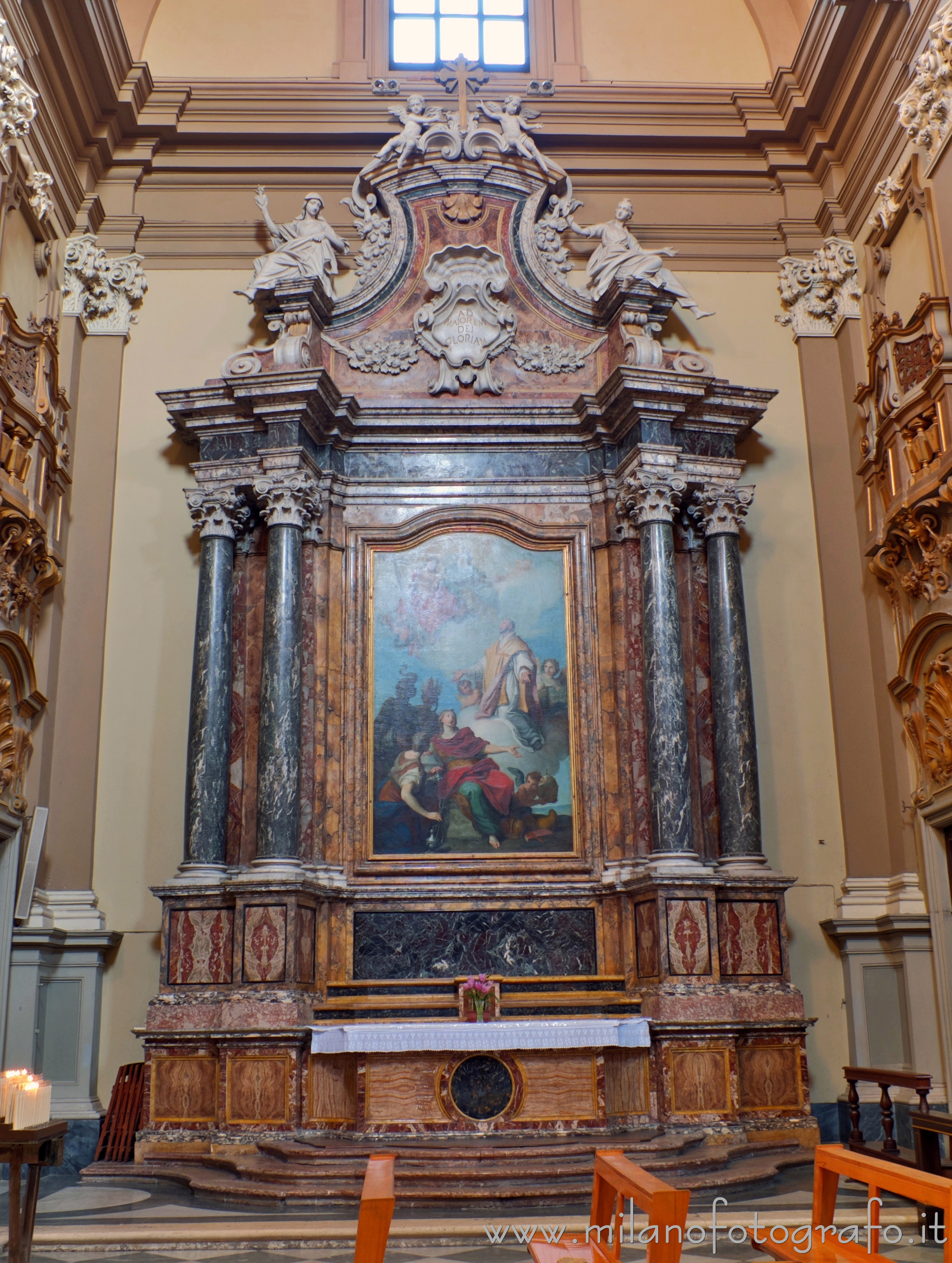 Rimini (Italy): Chapel of St. Francis Borgia in the Church of San Francesco Saverio, alias Church of the Suffrage - Rimini (Italy) Rimini (Italy): Chapel of St. Francis Borgia in the Church of San Francesco Saverio, alias Church of the Suffrage - Rimini (Italy)