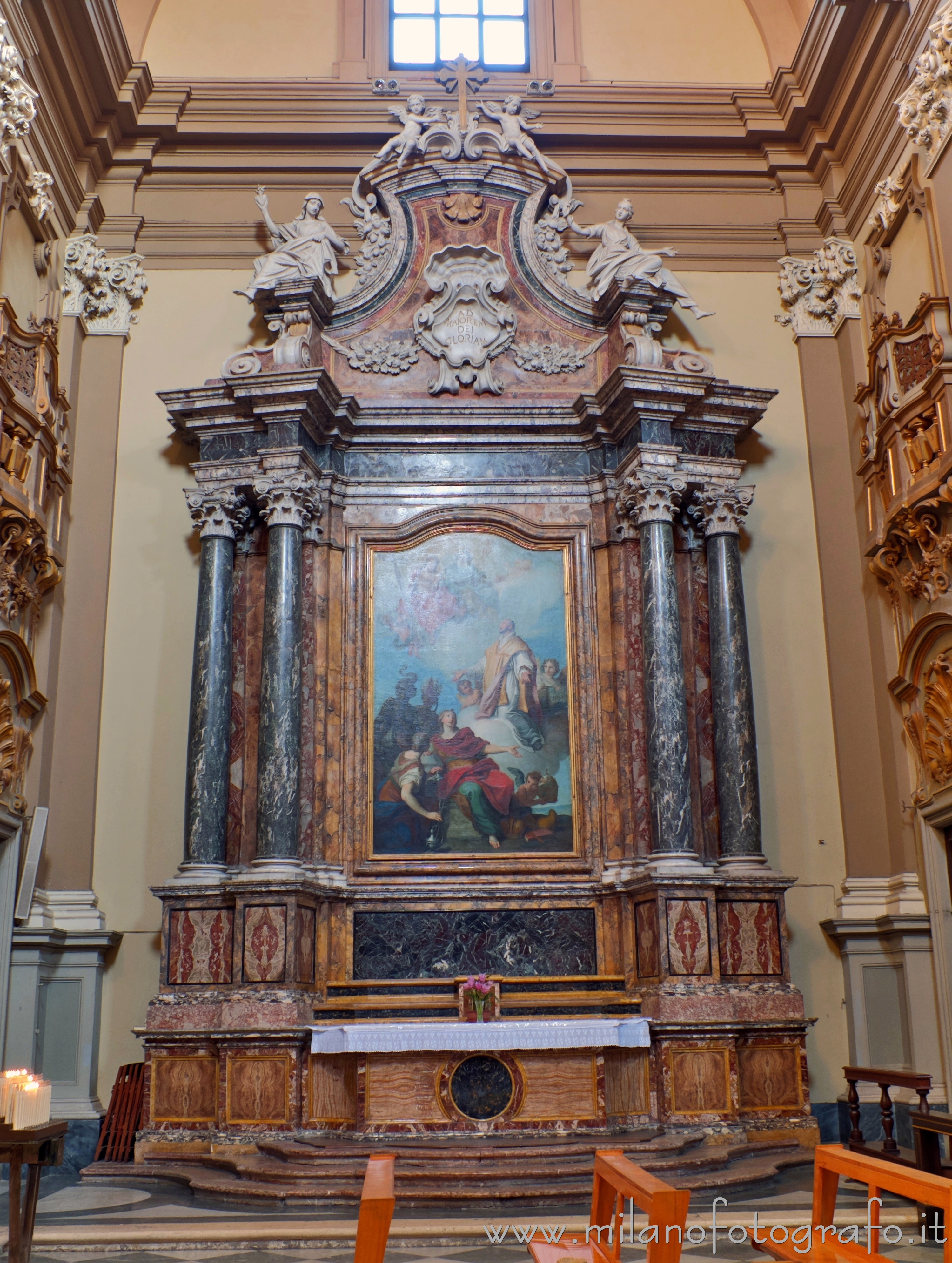 Rimini: Cappella di San Francesco Borgia nella Chiesa di San Francesco Saverio, detta anche Chiesa del Suffragio - Rimini