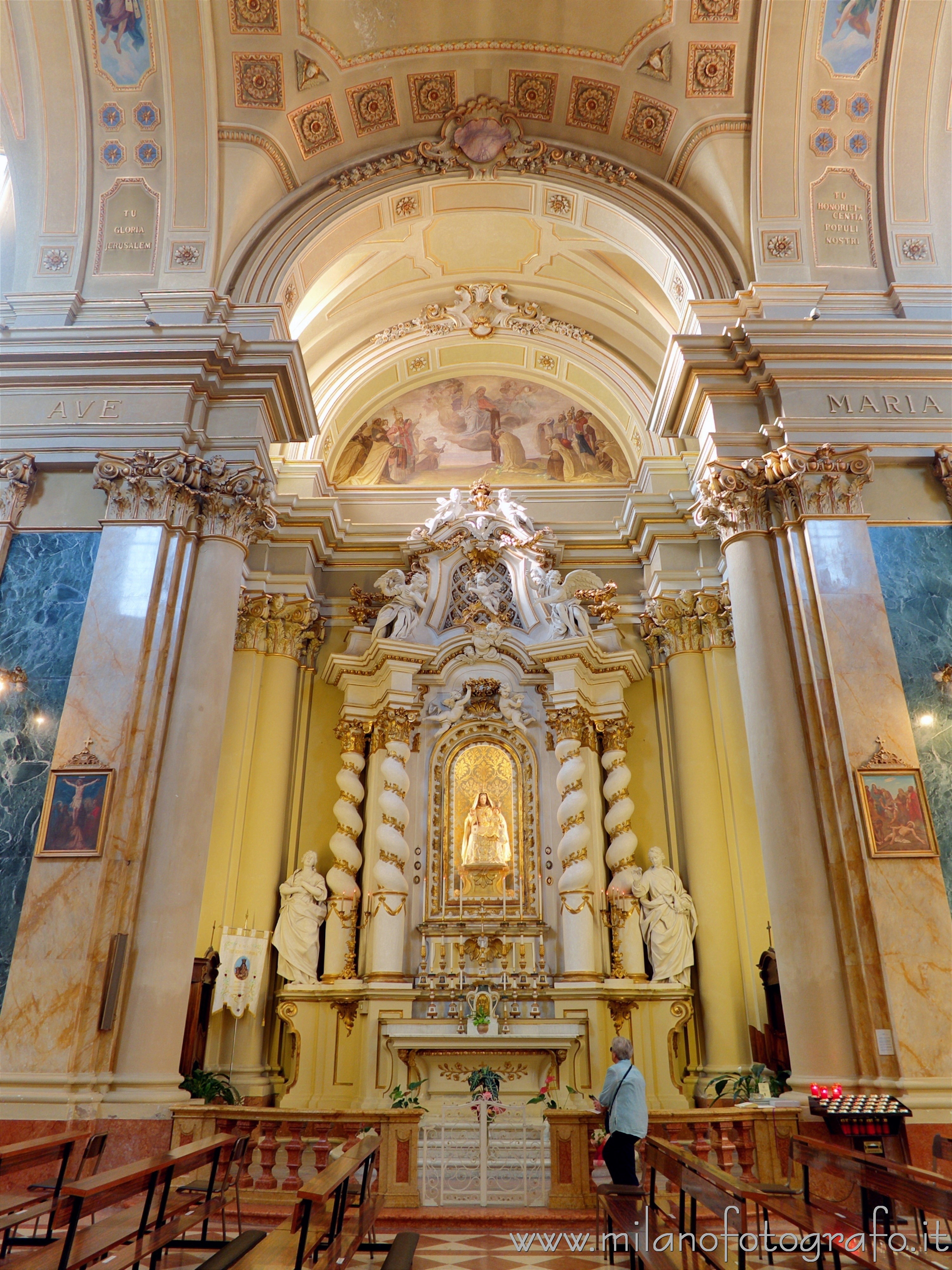 Rimini (Italy): Chapel of the Carmine Vergin in the Church of San Giovanni Battista - Rimini (Italy)