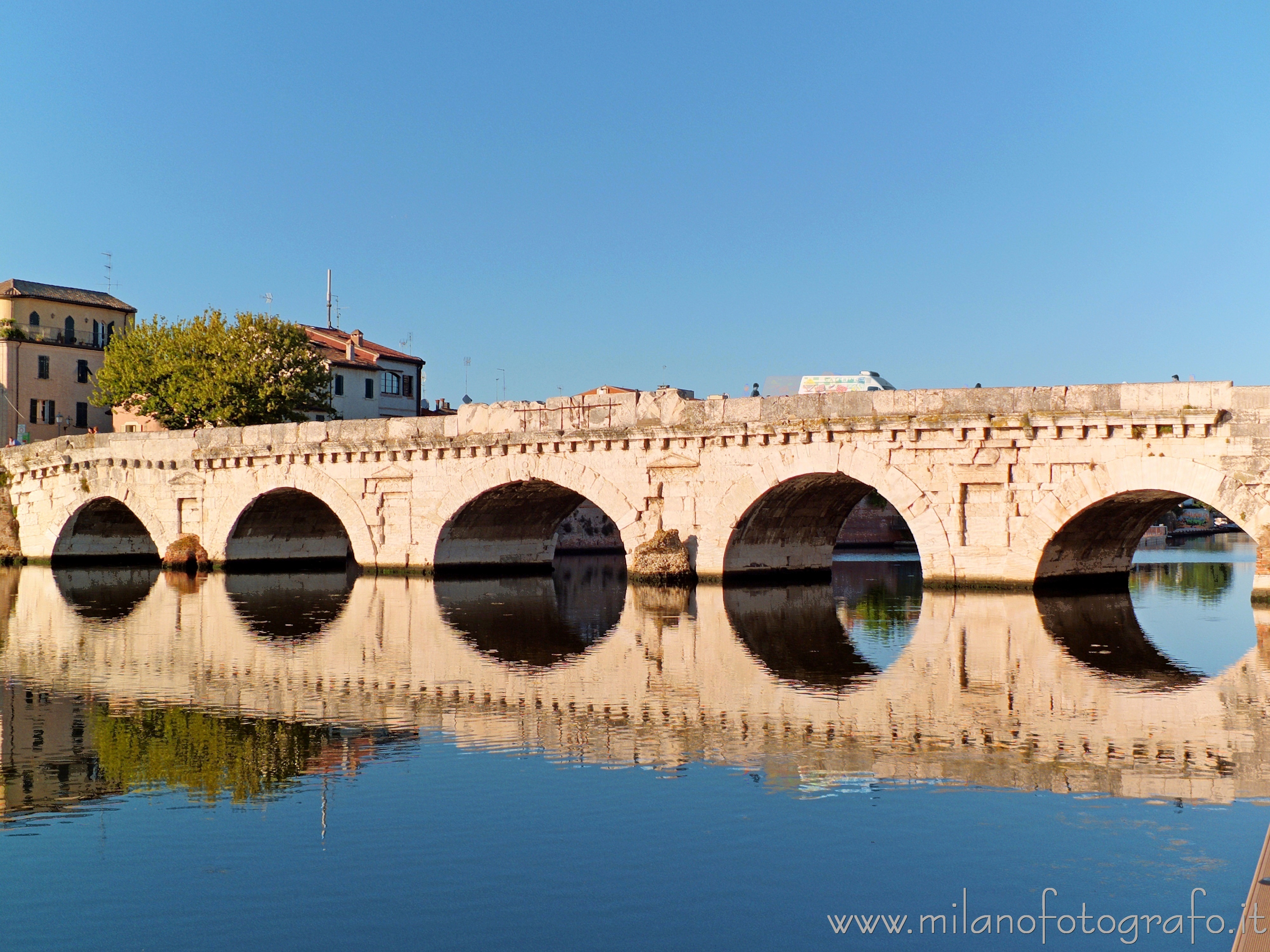 Rimini (Italy): Bridge of Tiberius - Rimini (Italy)