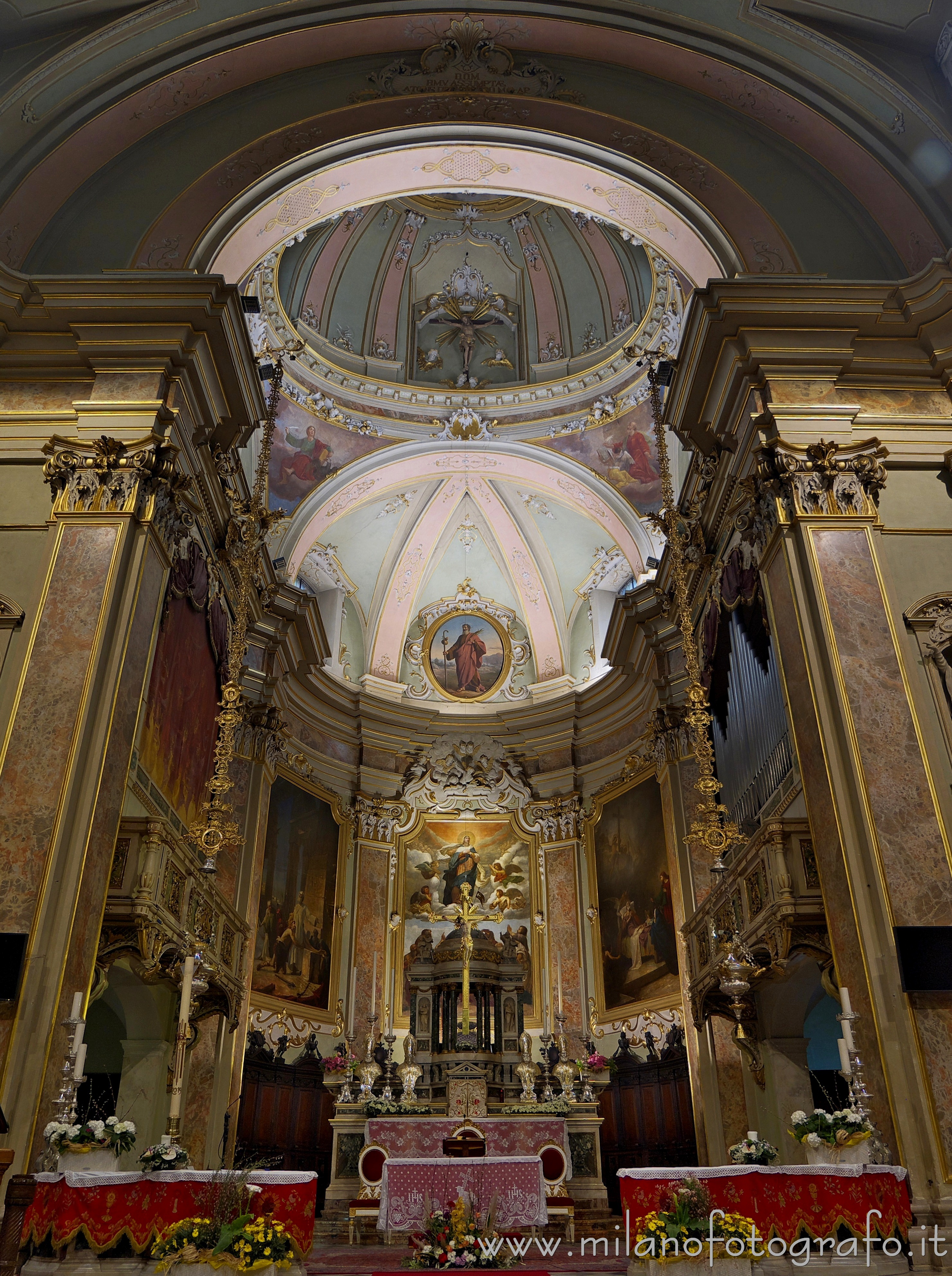 Romano di Lombardia (Bergamo, Italy): Apse of the Church of Santa Maria Assunta e San Giacomo Maggiore - Romano di Lombardia (Bergamo, Italy)