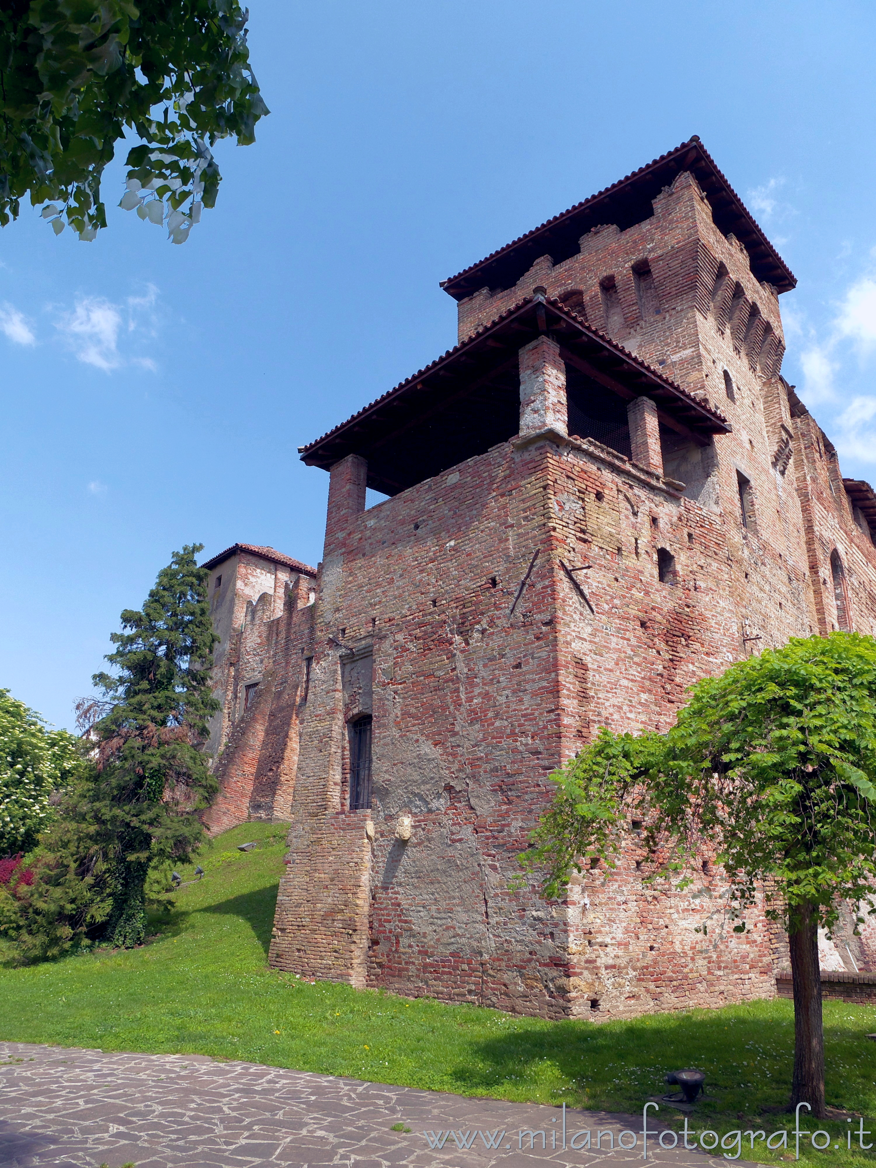 Romano di Lombardia (Bergamo, Italy): Fifteenth century loggia of the fortess - Romano di Lombardia (Bergamo, Italy)