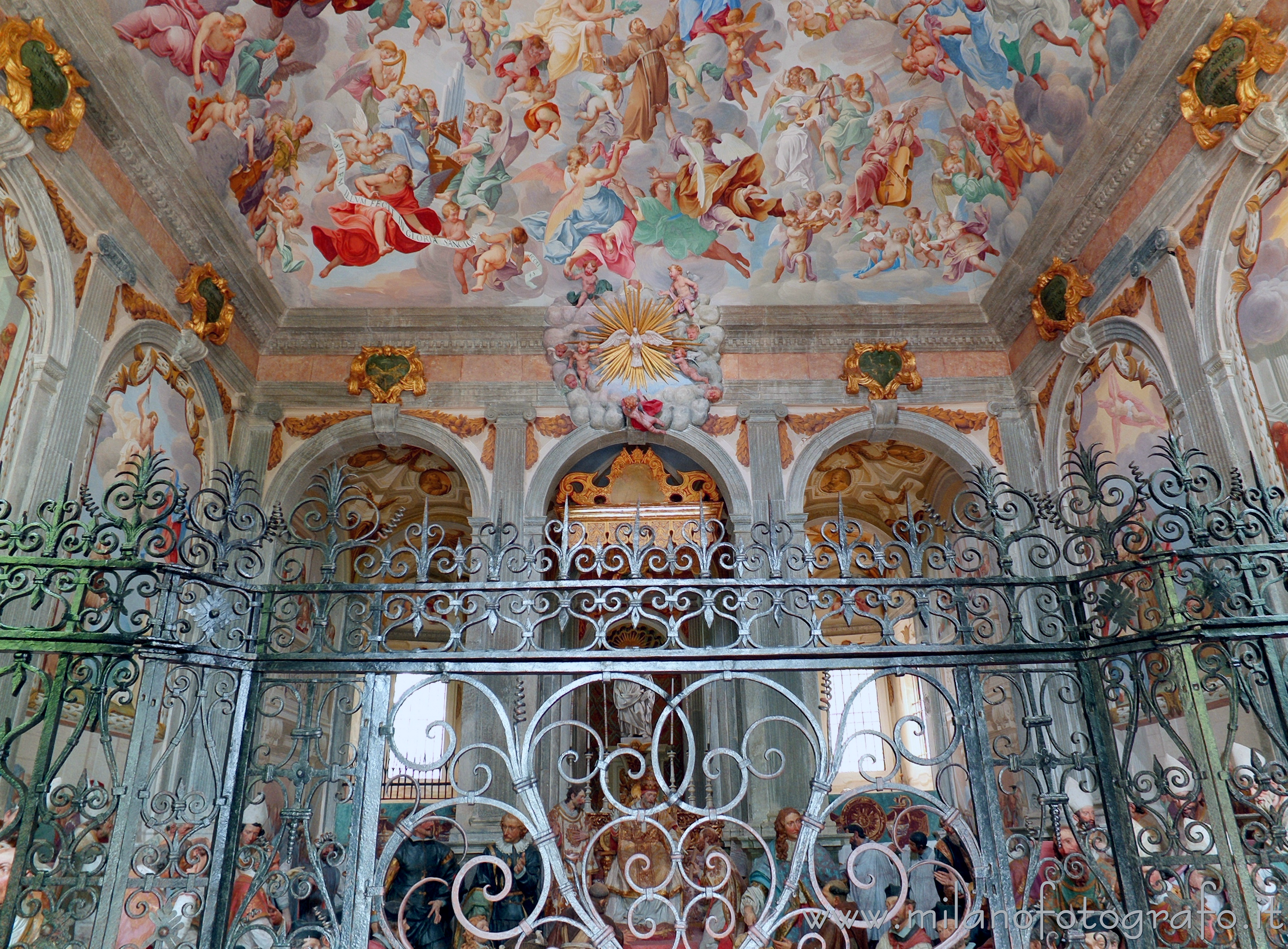 Orta San Giulio (Novara, Italy): Interior of the Chapel XX of the Sacro Monte of Orta - Orta San Giulio (Novara, Italy)
