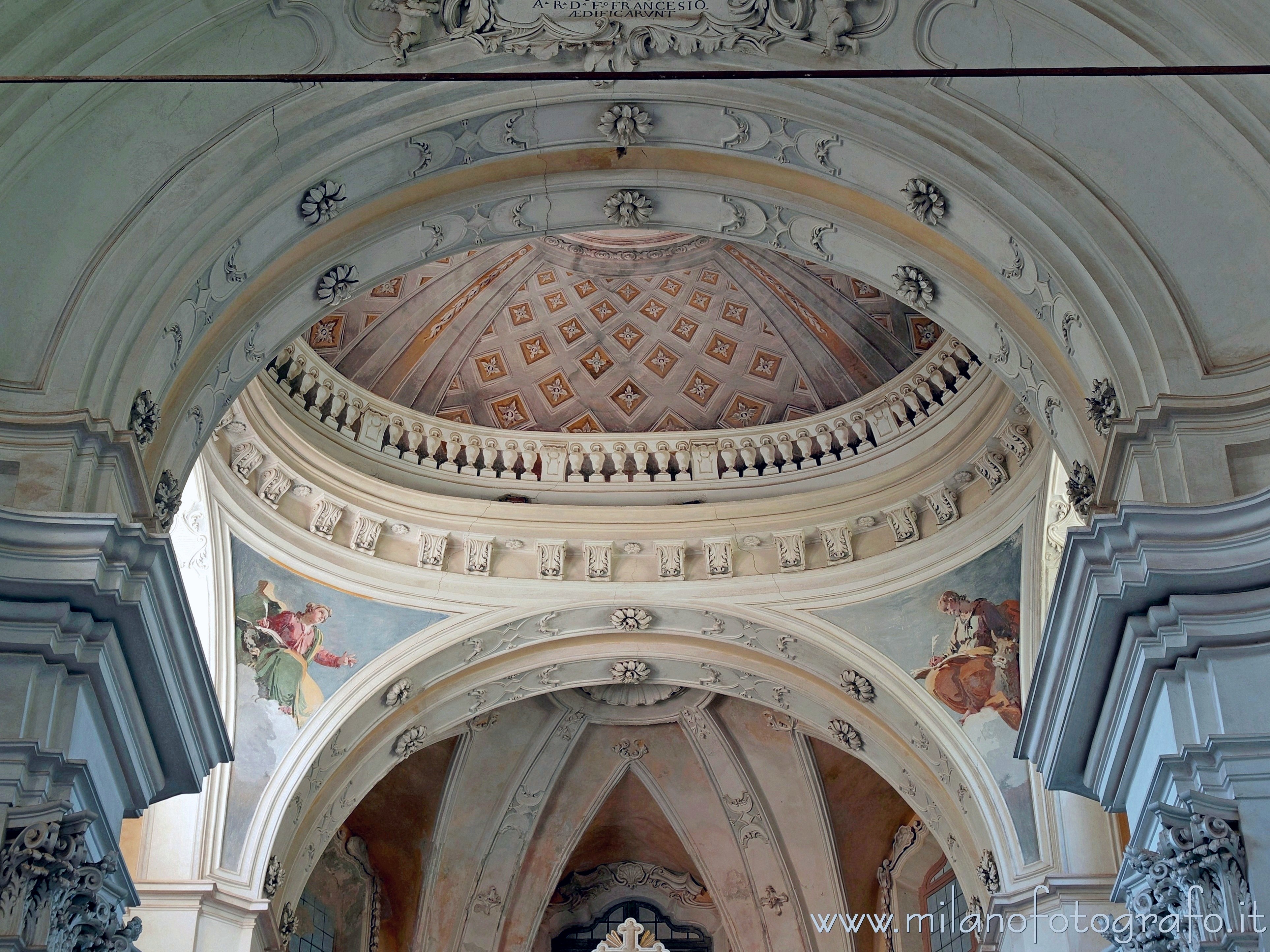 Campiglia Cervo (Biella): Soffitto del Santuario di San Giovanni di Andorno - Campiglia Cervo (Biella)