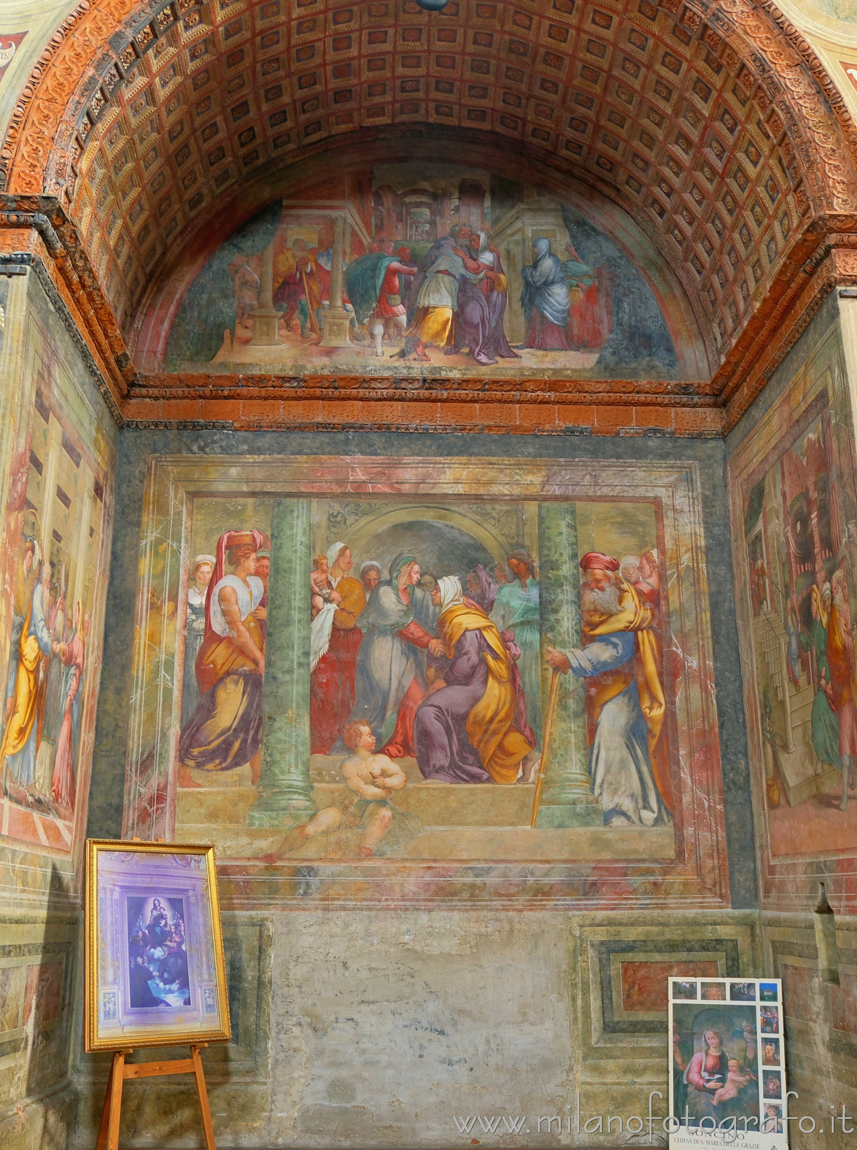 Soncino (Cremona, Italy): Chapel of the Visitation in the Church of Santa Maria delle Grazie - Soncino (Cremona, Italy)