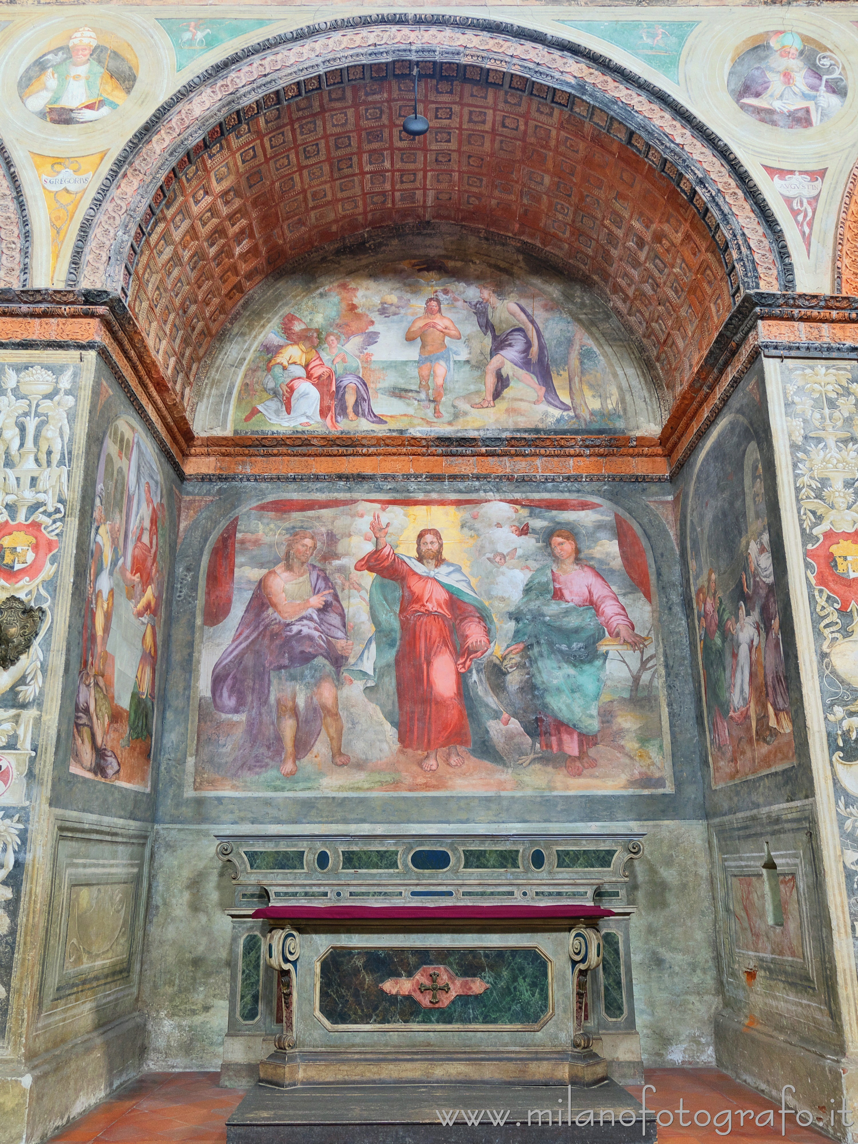 Soncino (Cremona, Italy): Chapel of the Saints John the Baptist and Evangelist in the Church of Santa Maria delle Grazie - Soncino (Cremona, Italy)