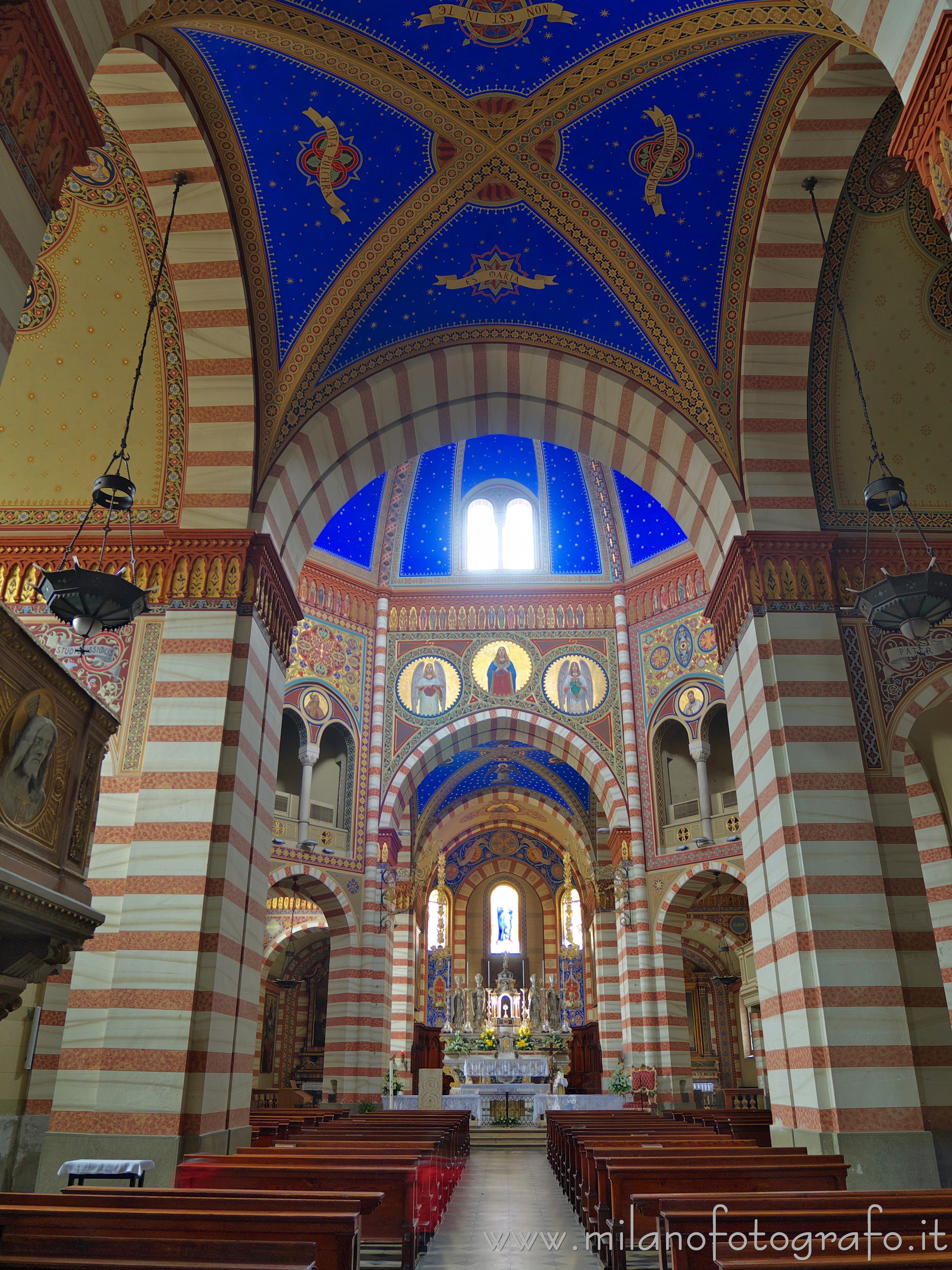 Soncino (Cremona, Italy): Interior of the Church of Santa Maria Assunta - Soncino (Cremona, Italy)