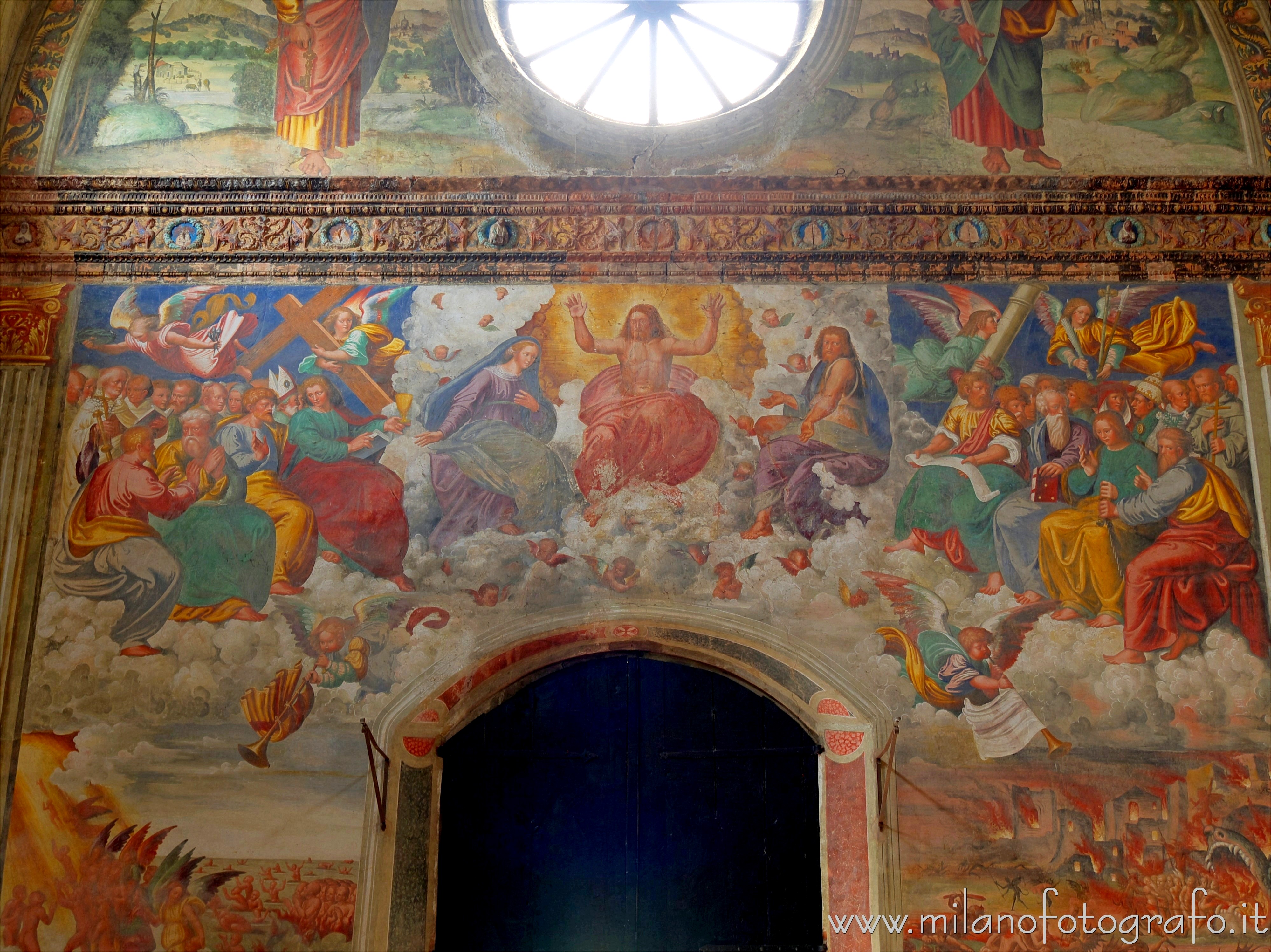 Soncino (Cremona, Italy): Fresco of the Last Judgment in the Church of Santa Maria delle Grazie - Soncino (Cremona, Italy)