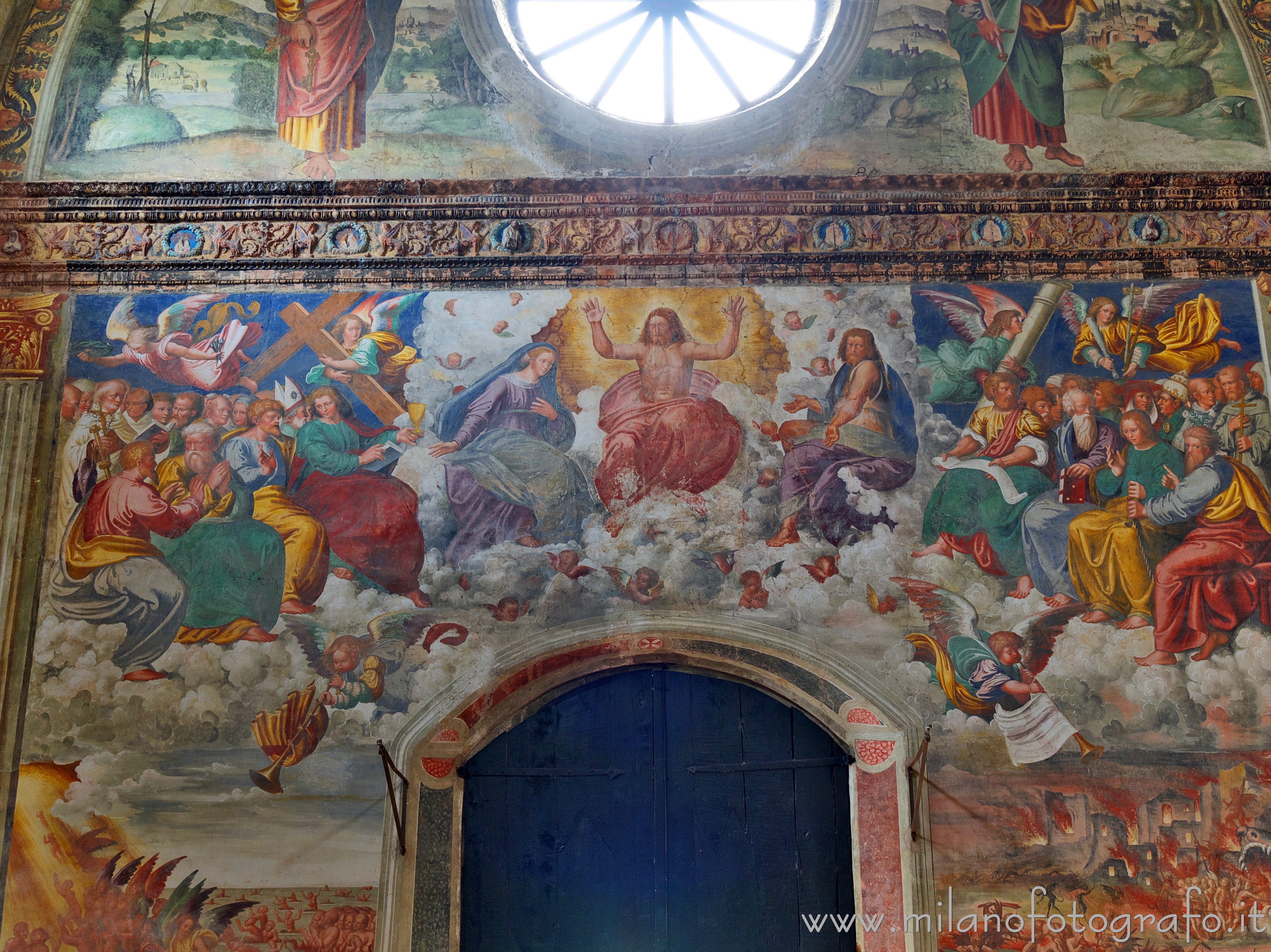 Soncino (Cremona, Italy): Fresco of the Last Judgment in the Church of Santa Maria delle Grazie - Soncino (Cremona, Italy)