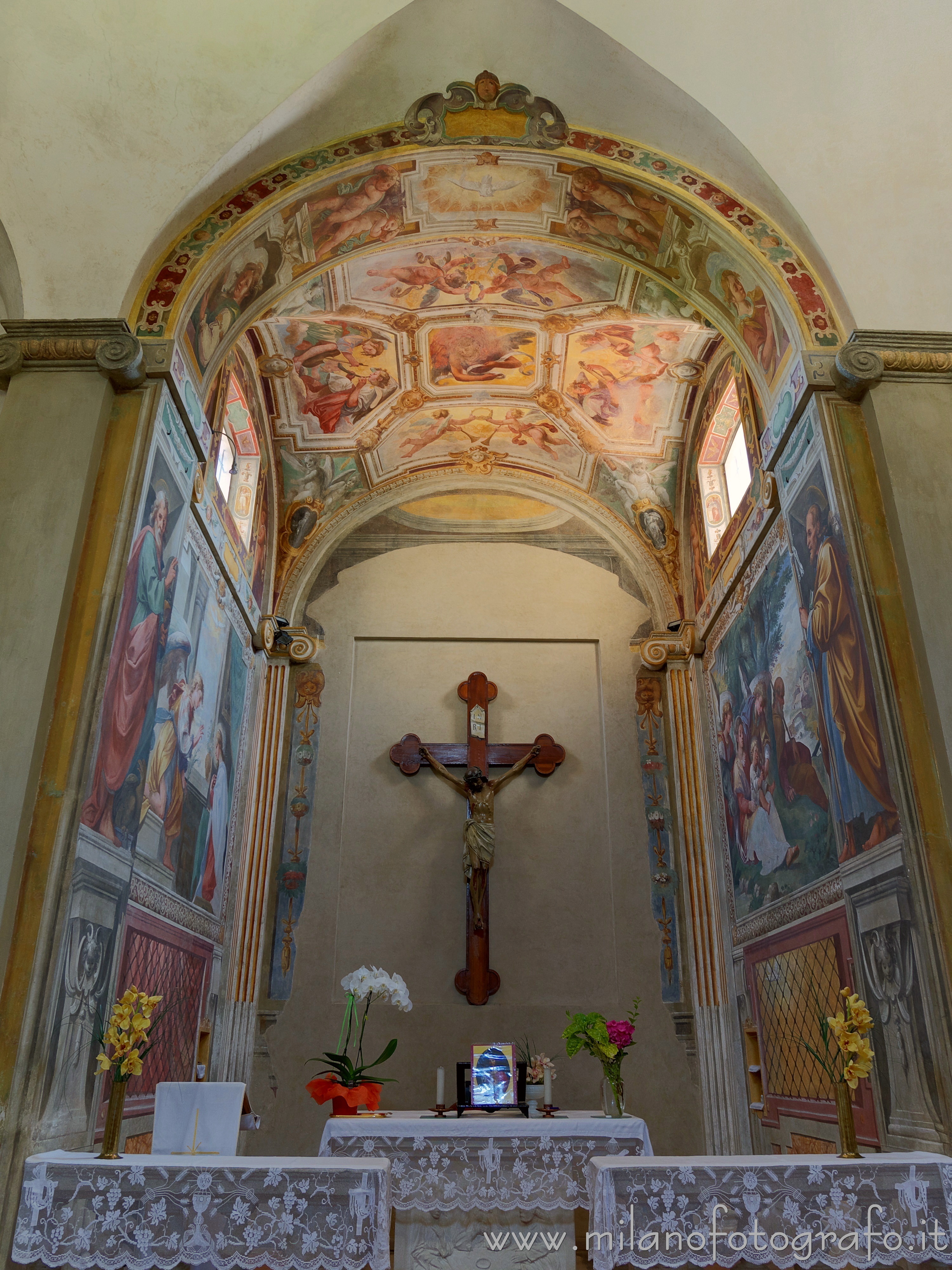 Sesto San Giovanni (Milan, Italy): Apse of the Oratory of  Santa Margherita in Villa Torretta - Sesto San Giovanni (Milan, Italy)