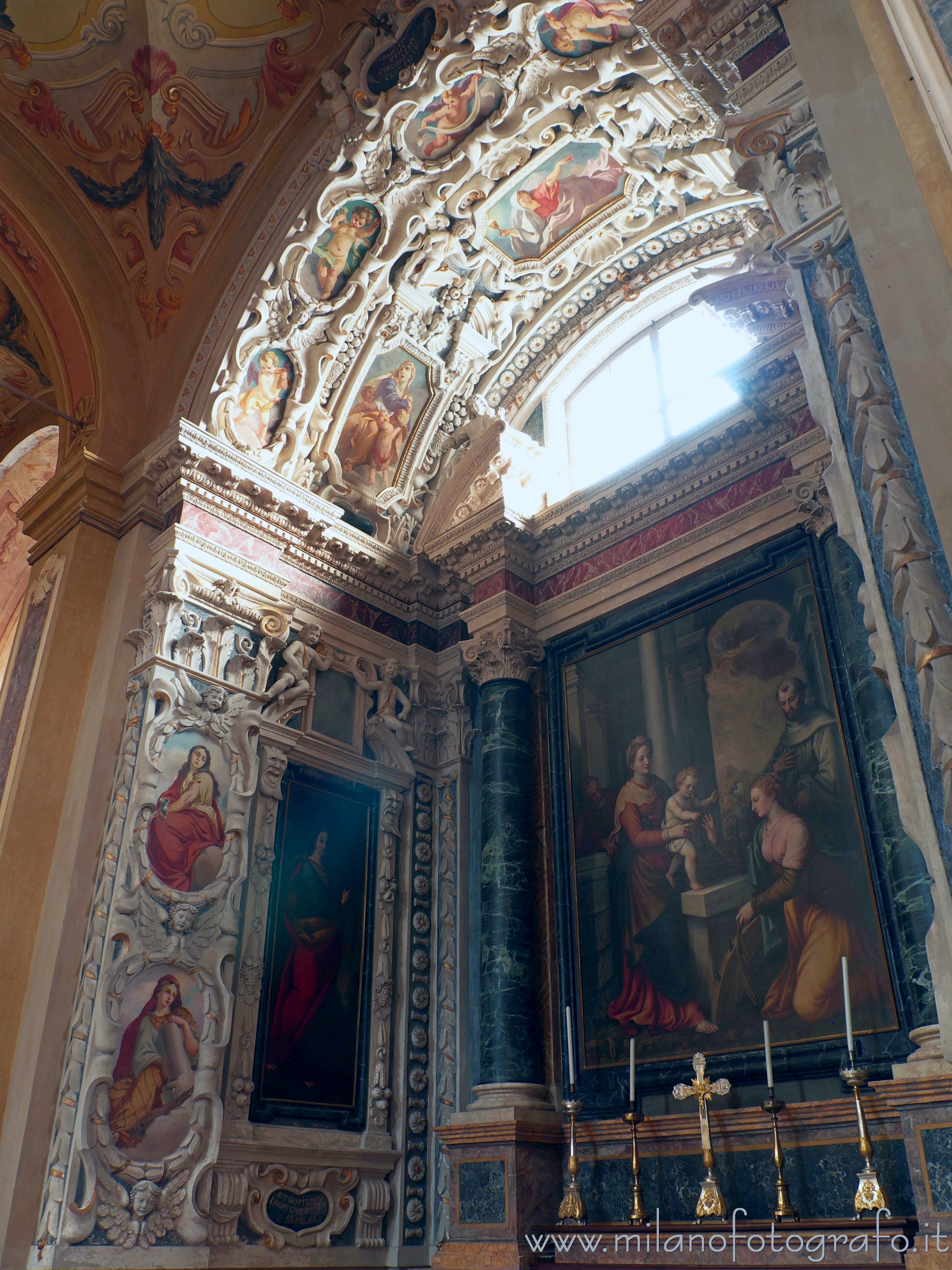 Vimercate (Monza e Brianza, Italy): Chapel of Santa Caterina in the the Sanctuary of the Blessed Virgin of the Rosary - Vimercate (Monza e Brianza, Italy)