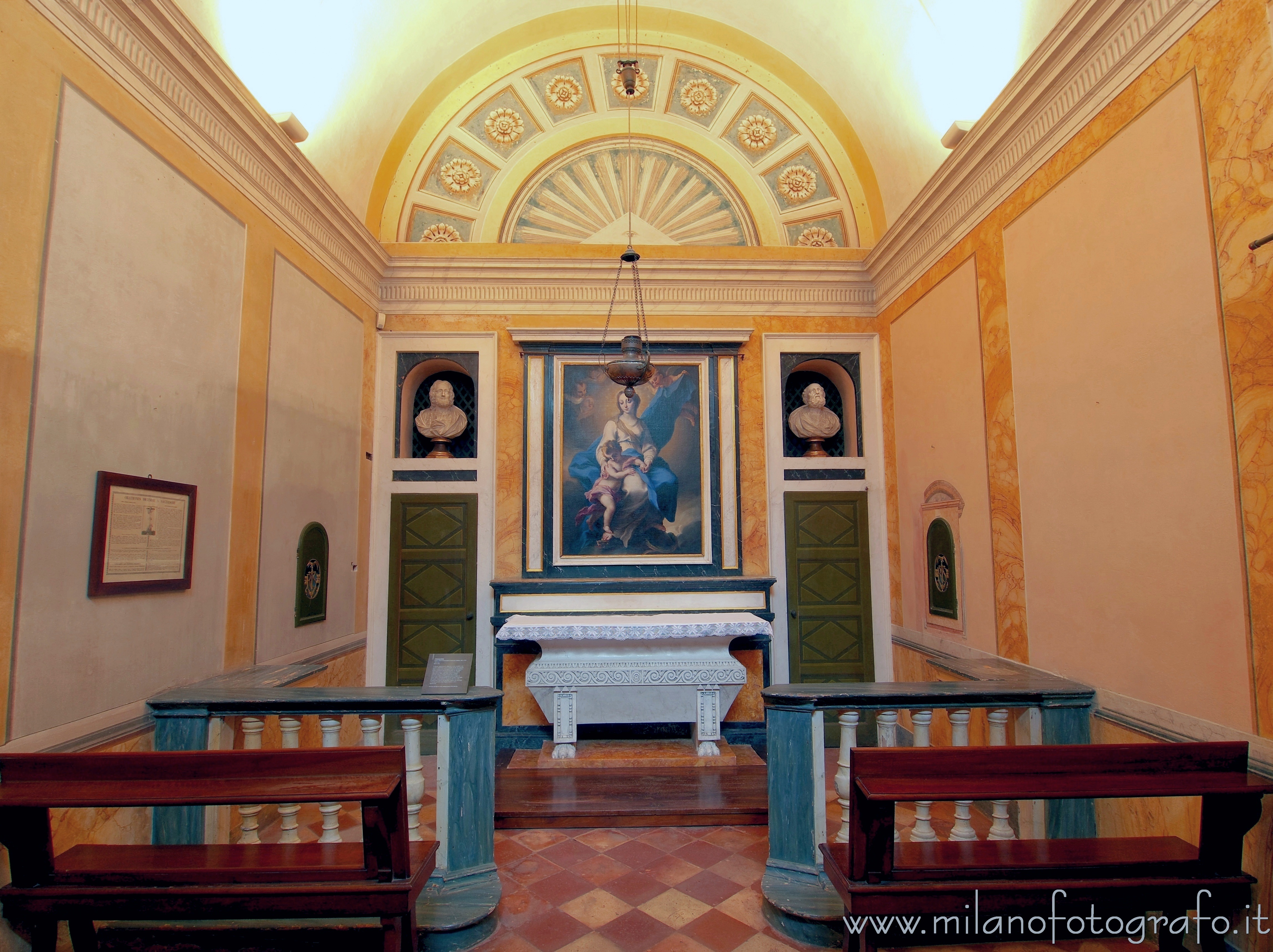 Vimercate (Monza e Brianza, Italy): Private chapel of Villa Sottocasa - Vimercate (Monza e Brianza, Italy)
