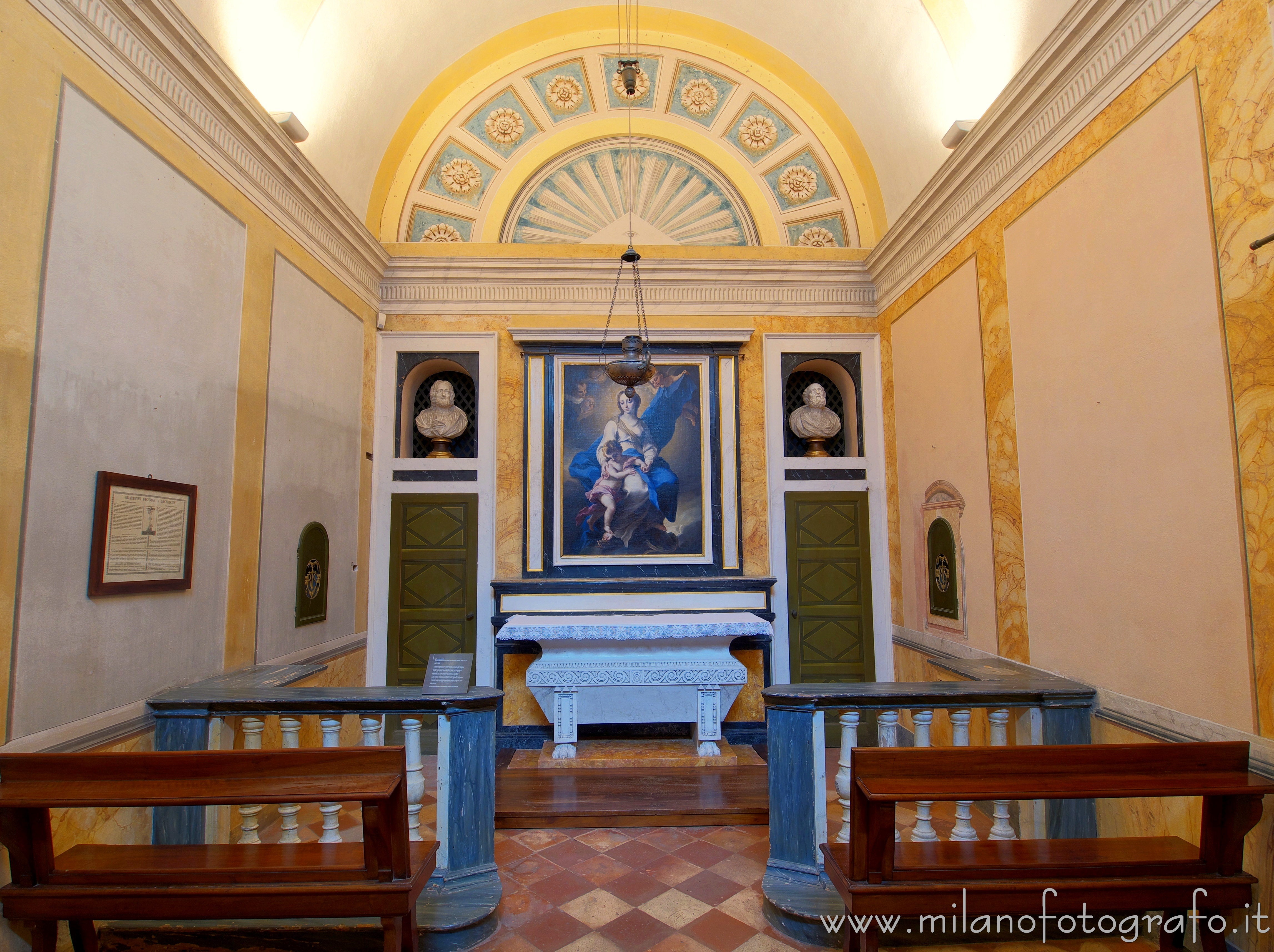 Vimercate (Monza e Brianza, Italy): Private chapel of Villa Sottocasa - Vimercate (Monza e Brianza, Italy)