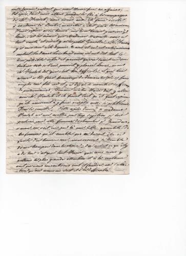 Foglio 2 della seconda di 25 lettere scritte da Luisa D'Azeglio durante il suo viaggio a Baden.