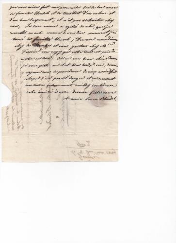 Sheet 5 of the second of 25 letters written by Luisa D'Azeglio during her trip to Baden.