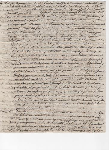 Sheet 2 of the third of 25 letters written by Luisa D'Azeglio during her trip to Baden.
