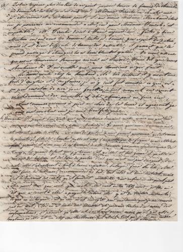 Sheet 4 of the fourth of 25 letters written by Luisa D'Azeglio during her trip to Baden.