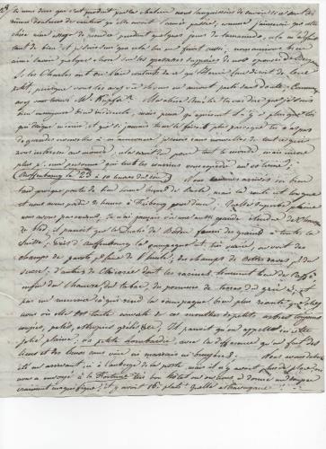 Sheet 4 of the seventh of 25 letters written by Luisa D'Azeglio during her trip to Baden.