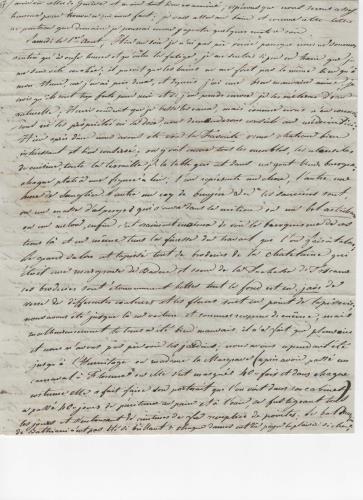 Sheet 4 of the eighth of 25 letters written by Luisa D'Azeglio during her trip to Baden.