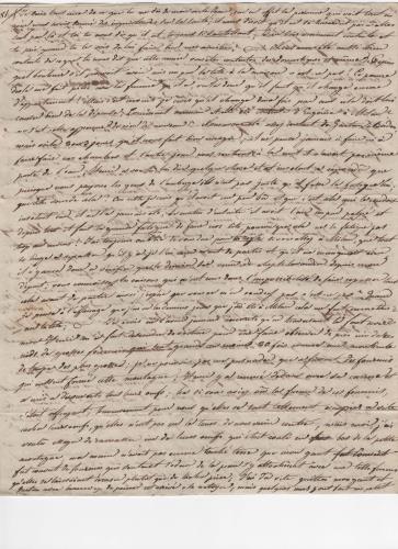 Sheet 4 of the sixteenth of 25 letters written by Luisa D'Azeglio during her trip to Baden.
