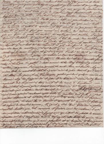 Foglio 2 della sesta di 41 lettere scritte da Luisa D'Azeglio durante il suo viaggio a Karlsbad.