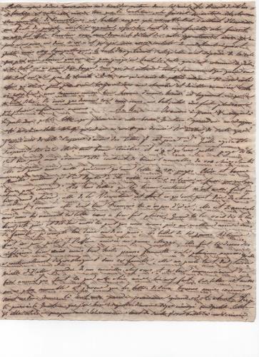 Sheet 5 of the tenth of 41 letters written by Luisa D'Azeglio during her trip to Karlsbad.