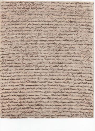 Foglio 2 dell'undicesima di 41 lettere scritte da Luisa D'Azeglio durante il suo viaggio a Karlsbad.