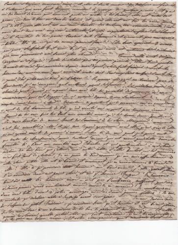 Sheet 2 of the thirteenth of 41 letters written by Luisa D'Azeglio during her trip to Karlsbad.