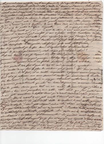 Sheet 3 of the thirteenth of 41 letters written by Luisa D'Azeglio during her trip to Karlsbad.