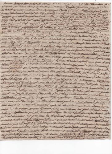 Sheet 2 of the fourteenth of 41 letters written by Luisa D'Azeglio during her trip to Karlsbad.