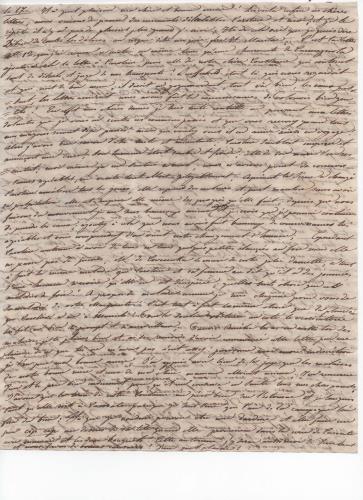 Foglio 5 della sedicesima di 41 lettere scritte da Luisa D'Azeglio durante il suo viaggio a Karlsbad.