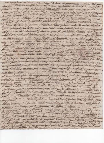 Foglio 2 della diciottesima di 41 lettere scritte da Luisa D'Azeglio durante il suo viaggio a Karlsbad.