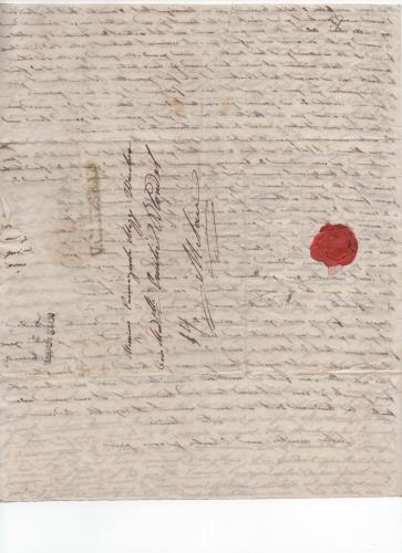 Sheet 6 of the nineteenth of 41 letters written by Luisa D'Azeglio during her trip to Karlsbad.