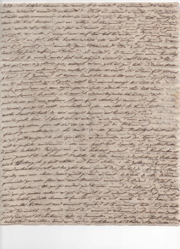 Sheet 7 of the twenty-first of 41 letters written by Luisa D'Azeglio during her trip to Karlsbad.