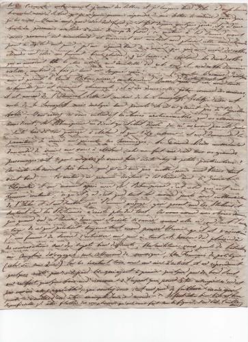 Foglio 2 della ventitresima di 41 lettere scritte da Luisa D'Azeglio durante il suo viaggio a Karlsbad.
