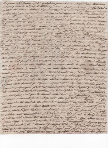 Foglio 2 della ventiseiesima di 41 lettere scritte da Luisa D'Azeglio durante il suo viaggio a Karlsbad.