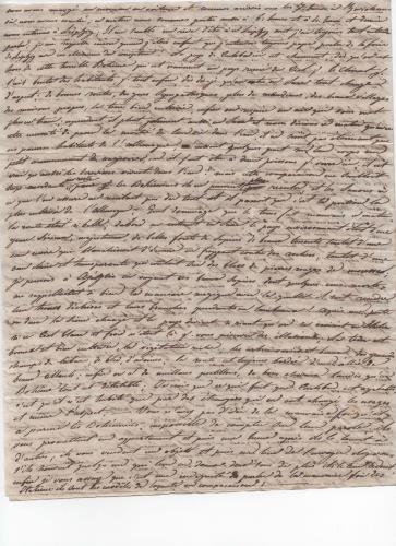 Foglio 2 della ventinovesima di 41 lettere scritte da Luisa D'Azeglio durante il suo viaggio a Karlsbad.