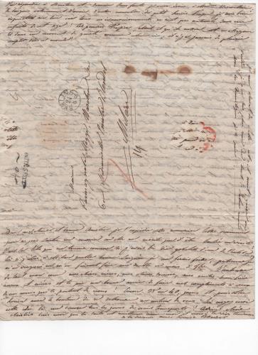 Sheet 4 of the thirty-first of 41 letters written by Luisa D'Azeglio during her trip to Karlsbad.