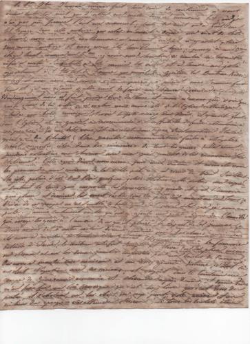 Sheet 2 of the thirty-third of 41 letters written by Luisa D'Azeglio during her trip to Karlsbad.