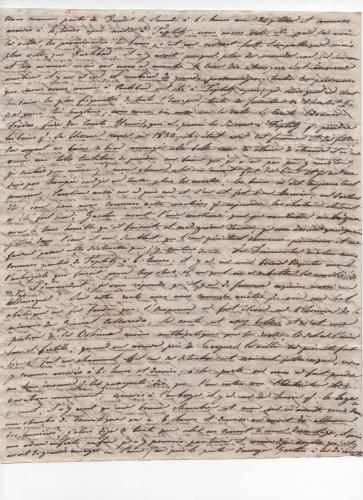 Sheet 2 of the thirty-sixth of 41 letters written by Luisa D'Azeglio during her trip to Karlsbad.