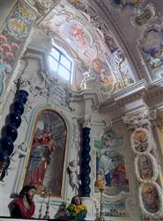 Places  of historical value  of artistic value around Milan (Italy): Badia of Dulzago