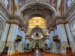 Places  of historical value  of artistic value around Milan (Italy): Basilica of the Saints Siro and Materno