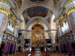 Places  of historical value  of artistic value around Milan (Italy): Basilica of Santo Stefano