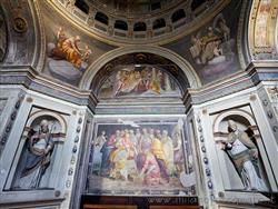 Places  of historical value  of artistic value around Milan (Italy): Church of the Saints Fermo and Rustico