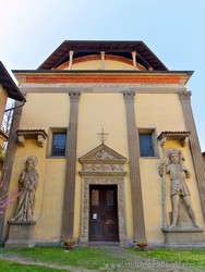 Places  of historical value  of artistic value around Milan (Italy): Villa Church