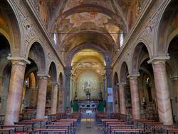 Places  of historical value  of artistic value around Milan (Italy): Church of Santa Maria di Carrobiolo